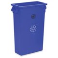 Protectionpro Recycling Container- 23 Gallon- 22-.50in.x11in.x30in.- Blue PR127363